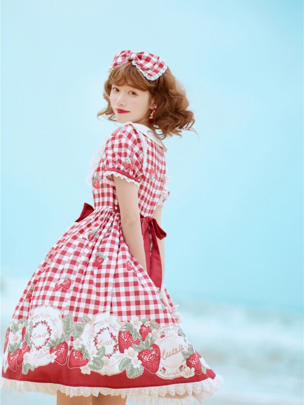 Cute.Q - Dolly's Strawberry One-piece Cute.Q - Dolly's Strawberry One-piece